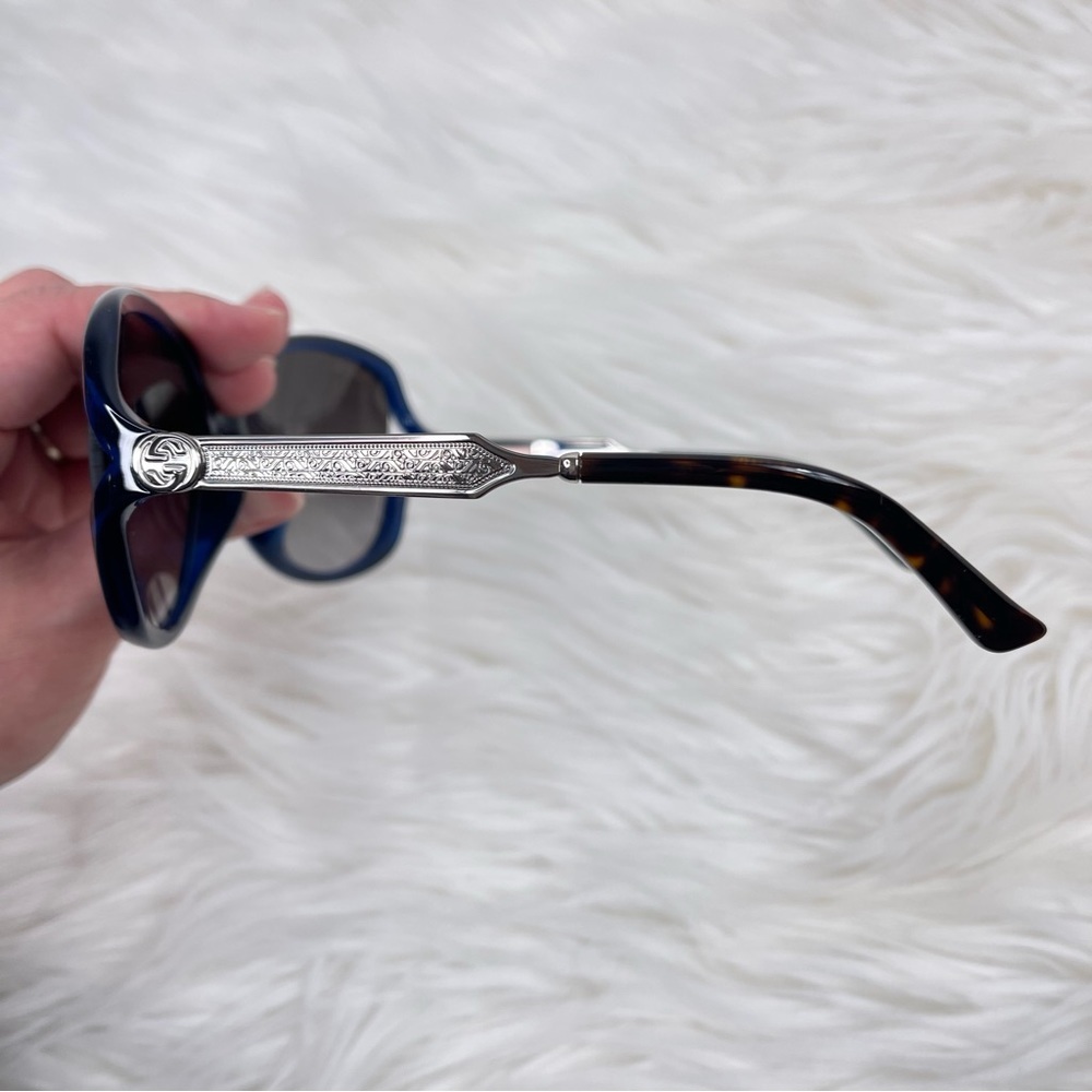 💯 Authentic Gucci GG0076SK Oversized Sunglasses - Picture 6 of 10